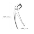 thumbnail image 6 of PAMINGONO Anti-Scalding Gripper Clip Silver 1Pack 7.07x1.97x1.30in Aluminum Alloy, 6 of 10