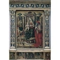 thumbnail image 3 of Crivelli, Carlo 11x14 Black Modern Framed Museum Art Print Titled - Madonna and Child With St. Jerome and St. Sebastian, 3 of 5