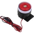 thumbnail image 1 of Mini sirena de 12 V para el hogar, 110 dB, con conector de 3,5 mm (rojo), 1 unidad, 1 of 4