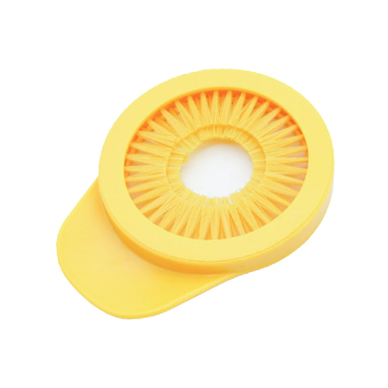 Hesroicy Fruit Cleaner Easy to Clean Anti-deform Strong Elasticity Corn  Whisker Removal TPE Petal Shape Corn Brush Kitchen Accessories 