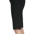 thumbnail image 4 of Hearts Of Palm Womens Petite Solid Color Tech Stretch Skimmer With Elastic Waistband, 4 of 4