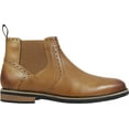 thumbnail image 2 of Men's Nunn Bush Otis Plain Toe Chelsea Boot Tan Chamois Leather 10 M, 2 of 6