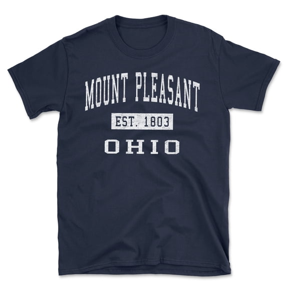 Mount Pleasant Ohio Classic Established Men's Cotton T-Shirt
