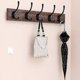 thumbnail image 4 of 12 Pack Black Coat Hooks Wall Mounted With 24 Screws Retro Double Hooks Utility Black Hooks For Coat, Scarf, Bag, Towel, Key, Cap, Cup, Hat, 4 of 4