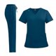 thumbnail image 1 of Conjunto de uniforme quirúrgico para enfermería, peluquería de mascotas, spa y belleza, para mujeres y hombres., 1 of 3