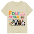 thumbnail image 3 of Kiijoy Toddler Girls Birthday T-Shirt Animal Print Short Sleeve T Shirt Tee, Sizes 1-2, 3 of 3