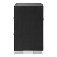 thumbnail image 5 of Furniture of America Bennett Indoor Modern Solid Wood 2-Drawer Nightstand with USB Port, Black, 5 of 17