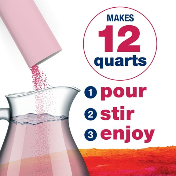 KR Lite Zero Sugar Fruit Punch Instant Drink Mix Packets - 6 packets / 0.36 oz