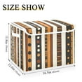 thumbnail image 5 of Yayeee Collapsible Cube Storage Bin with Lid Fabric Closet Decorative Basket with Handles, Abstract Dots, 5 of 7