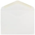 thumbnail image 2 of JAM Paper A7 Invitation Envelopes with V-Flap, 5 1/4 x 7 1/4, White, 50/Pack, 2 of 2