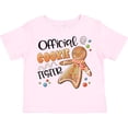 thumbnail image 3 of Inktastic Official Cookie Tester Cute Gingerbread Boys or Girls Toddler T-Shirt, 3 of 5