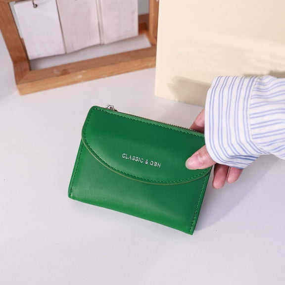 breaise Slim Small Leather Women Wallets,Small Compact Pocket Wallet Ladies Mini Purse