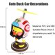 thumbnail image 5 of Pequeño pato amarillo con casco, decoración exterior del coche, multiusos, suave, para salpicadero de coche, para motocicleta, dormitorio, salpicadero de coche, 5 of 5