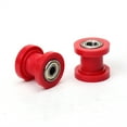 thumbnail image 3 of 2x Red Chain Roller Slider Tensioner Wheel Guide For Pit Dirt Mini Bike ATV 8mm, 3 of 5
