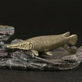 thumbnail image 4 of Fish Figurines Decors Metal Animal Statue Decorative Objects Table Centerpieces, 4 of 7