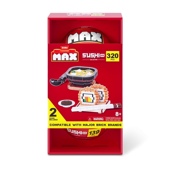S001-PKC-MAX-MAX Premium-Series 1-Sushi Bar Collection-Combo California Roll and Miso Soup 2PK IN Color Box,1pcs/Polybag,6PCS/6Polybag/CTN