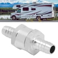 thumbnail image 4 of One Way Check Valve, High Strength Aluminum Alloy Oil Petrol Check Valve Backflow Prevention  For Gasoline Diesel Water Air Vacuum, 4 of 8