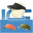 thumbnail image 3 of Summer Unisex Empty Top Hat Sunscreen Caps for Outdoor Sports, 3 of 6