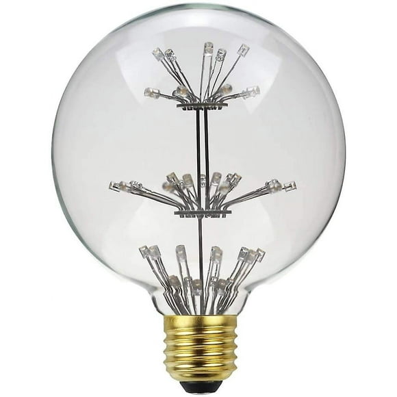 Light Bulb Vintage Light Bulb Rgb Firework Edison Light Bulb G95 3w 85-265V E27 Decorative Light Bulb