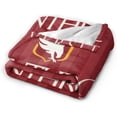 thumbnail image 2 of Winthrop A University Logo Fleece Blanket, Very Soft Microfiber Flannel Blanket for Couch Warm and Cozy for All Seasons, 2 of 6