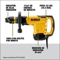 thumbnail image 4 of DEWALT Martillo Demoledor SDS MAX, 1600W, 17,5J, Incluye Caja de Herramientas, D25881K, 4 of 5