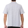 thumbnail image 2 of Woolverino - Men's Merino Wool Microweight Polo - Ash Gray - 2X-Large, 2 of 3