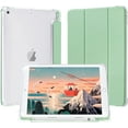 thumbnail image 1 of Compatible for iPad Air 4 10.9 Case iPad 10.9 Case with Pencil Holder, Soft TPU Translucent Frosted Back Auto Wake/Sleep Smart Cover Cases (Light Green), 1 of 9