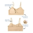 thumbnail image 4 of Livona Training Bras for Girls-Sports Bra, Fitness Bra, Padded Everyday Bra Bralette,Crop Cami Tank Top (6-14), 4 of 5
