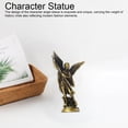 thumbnail image 5 of Yvsxxv 2 Pcs Antique Bronze Christian Saint Michael Figurines & Knick-Knacks Guardian Statue for Home Tabletop, 5 of 7