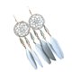 thumbnail image 2 of Guardurnaity Pendientes bohemios Pendientes colgantes de borla Ligeros 1 par de joyas colgantes con diseño de atrapasueños Blanco cómodo Ropa, zapatos y accesorios Miscelánea Blanco Guardurnaity AP009318-07B, 2 of 6