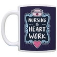 thumbnail image 2 of ThisWear Nurses Gifts Nursing is Heart Work Nurse Practitioner Gifts Registered Nurse Gifts Certified Nursing Assistant Gifts 11 ounce 2 Pack Coffee Mugs Navy, 2 of 4