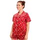 thumbnail image 2 of HITIME Pijama de Satín para Mujer Talla 2XL, Conjunto de Short y Playera de Verano, Tela de Lujo Suave y Transpirable, Ideal para Dormir o Lounge, 2 of 8