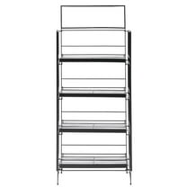 HUBERT Black Wire Folding Display Stand - 25" L x 11 1/2" D x 61" H