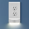 thumbnail image 1 of SnapPower 3 Pack MotionLight [for Duplex Outlets] - Motion Detecting LED Night Lights Built-in to Wall Plate - Bright/Dim/Off Options - Auto On/Off Sensor - (Duplex, White), 1 of 4