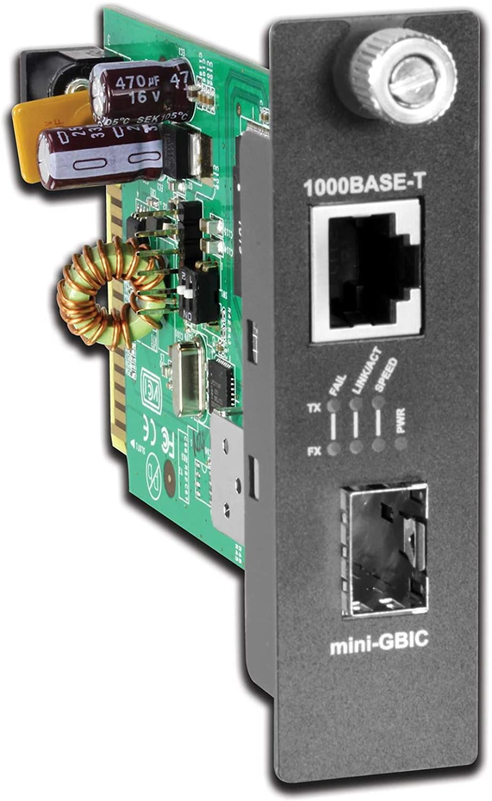 TRENDnet 100/1000Base-T to SFP Fiber Media Converter, Fiber to Ethernet  Converter, RJ-45,Multi(SX) or Single-Mode(LX) 100Base-FX/1000Base-SX/LX  Mini-GBIC Slot,.., By Visit the TRENDnet Store - Walmart.com