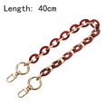 thumbnail image 4 of Acrylic Alloy Bag Chain Strap DIY Handbag Chain for Parties Travel Commuting Red 40cm, 4 of 10