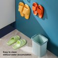 thumbnail image 3 of POINTERTECK 3Pcs Slippers Rack Punch-free  Strong Load-bearing  Self-Adhesive  Wall Mounted  Slippers Drainage Rack for Home Supplies, 3 of 8