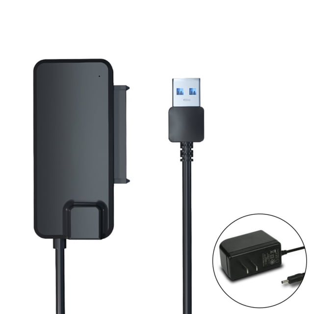 sweethay Convertidor SATA SATA a USB 3,0 adaptador convertidor externo para 2,5 3,5 pulgadas SSD HDD disco duro externo SATA a USB Cable ER Juegos de teclado y mouse para computadora Mit Netzteil