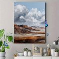 thumbnail image 4 of Dramatic Cloudy Desert Oil Canvas Print, Wall Art for Living Room, Bedroom, Office, Hallway, Dining Room Decor, 4 of 8