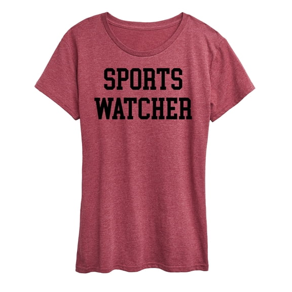 Instant Message - Girls & Sports - Sports Watcher - Women's Short Sleeve Graphic T-Shirt