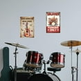 thumbnail image 7 of 1 pc "Drummer Parking Only Violators Will Get Beat" Funny Drum Metal Tin Sign 12x8in/30x20cm for Garage Garden Signs Art Plaque Poster Wall Decor for Home Kitchen Bar Club Coffee Shop, 7 of 7