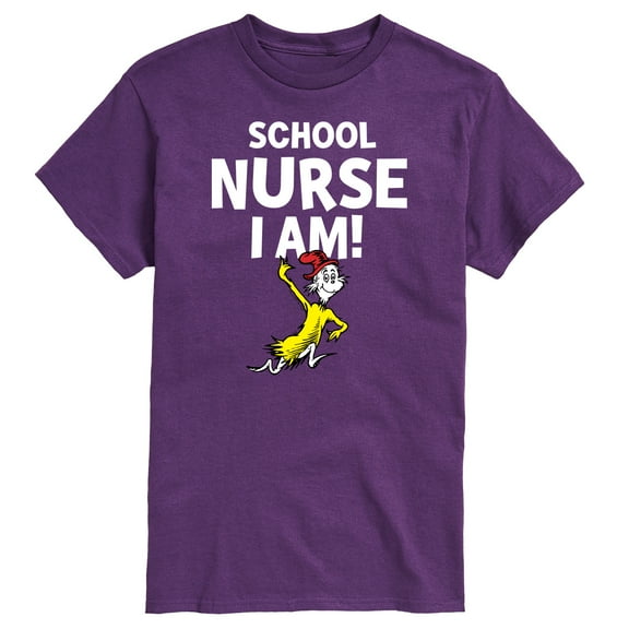 Dr. Seuss - School Nurse I Am Sam I Am - Men's Short Sleeve Graphic T-Shirt