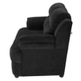 thumbnail image 4 of Sala 3-2 Kendra 2 Piezas ( Sofá, Love Seat ) Negro para Sala, 4 of 12
