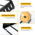thumbnail image 4 of shiyou-Pots and Pans Organizer Rack for Cabinet and Countertop Expandable Pot Lid Kitchen Cabinet Organizer Holder with 10 Adjustable Compartment, for Cutting Board, Cast-Iron Pan, Heavy Cookware, 4 of 4