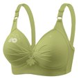 thumbnail image 2 of Ayfxijin Bras for Women No Underwire,Woman's Everyday Bra Printing Gathered Together Large Size Daily Bra Underwear, 2 of 8