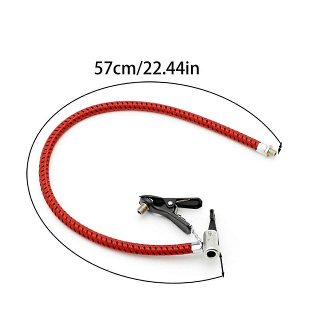 Bicycle Bike Tyre Tire Hand Air Pump Inflator Replacement Hose Tube Rubber Tool