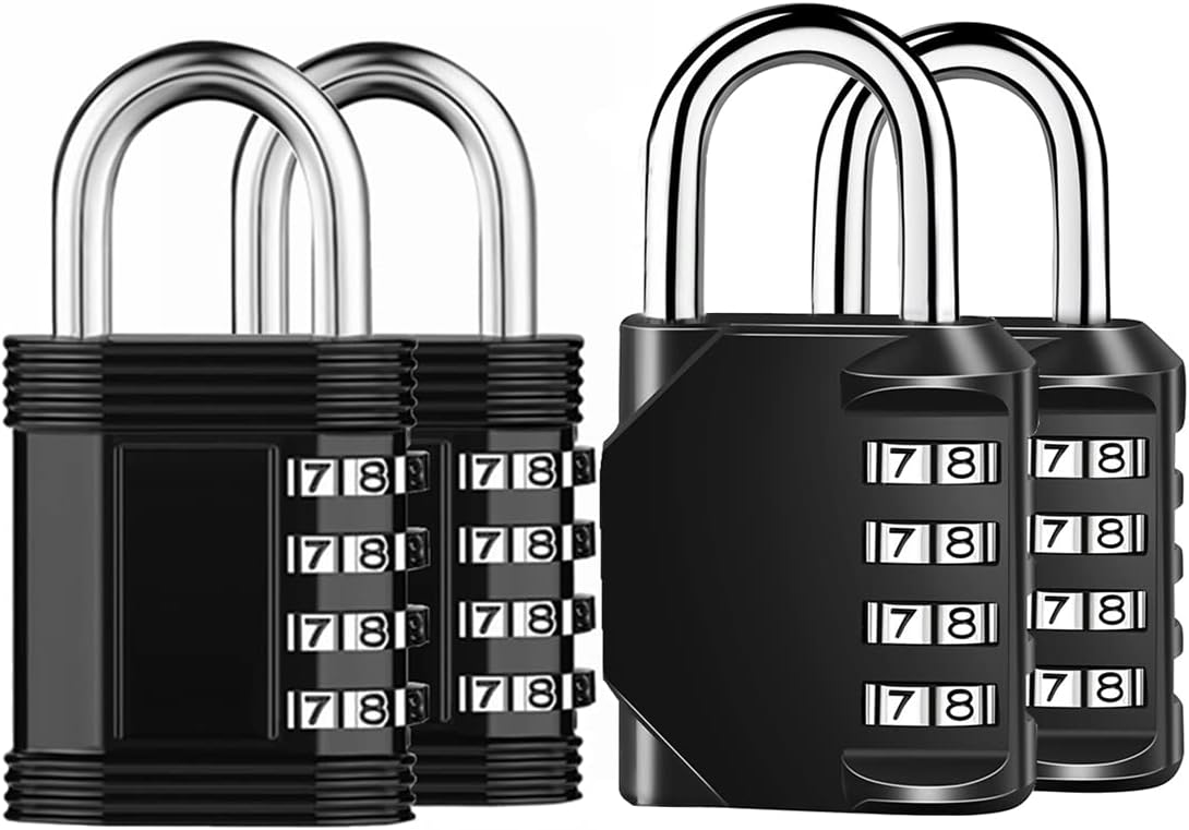 4 Digit Combinations Padlock The Safe Cipher Lock, for Gym Outdoor
