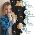 thumbnail image 3 of Blackout Kids Curtains,Shiba Inu Childrens Insulated Curtains Set Of 2,Bedroom Essentials,Toddler Room Decor 42x54in(106x137cm), 3 of 4