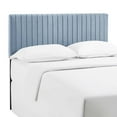 thumbnail image 2 of Modway Keira Full/Queen Solid Wood Performance Velvet Headboard in Light Blue, 2 of 6