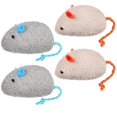 thumbnail image 1 of Plush Mouse Toys for Cats Assorted and Chew Toy to Keep Indoor Cats Active and Happy 4pcs, 1 of 4
